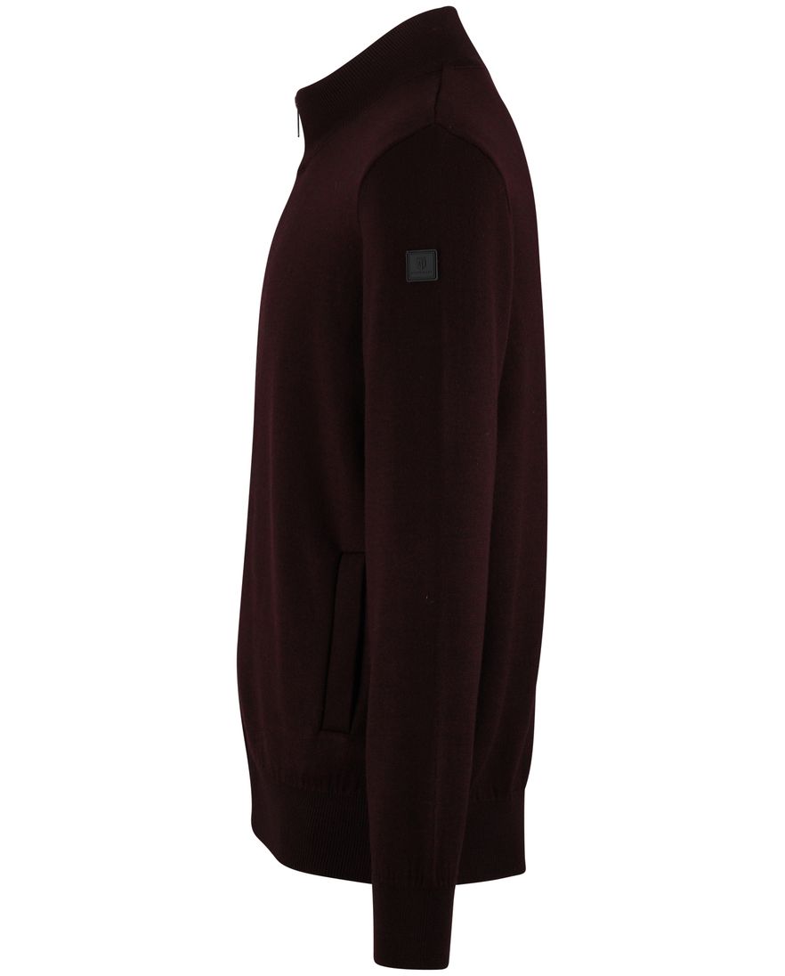 State of Art rood katoen effen wijde fit