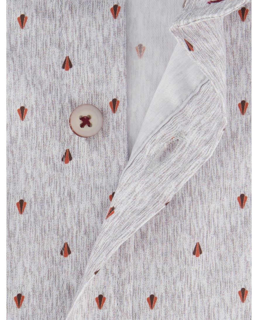 Overhemd State of Art ml 5 grijs button-down board