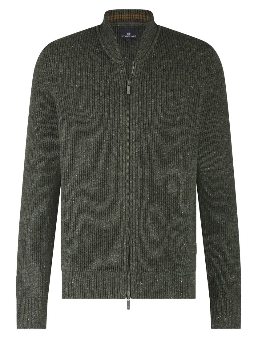 Vest State of Art groen wol