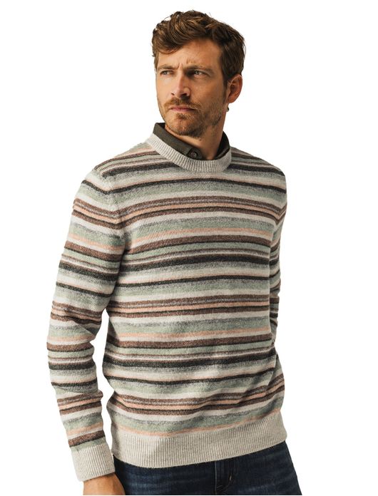 trui bruin State of Art Regular Fit