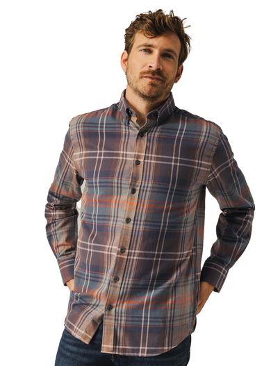 State of Art State of Art Regular Fit casual overhemd bruin