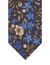 Profuomo Stropdas blauw geprint bloemen