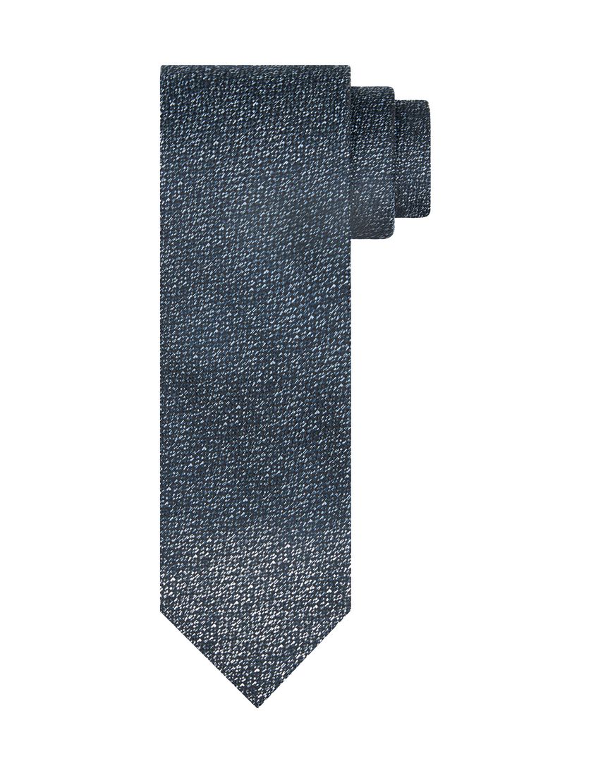 Stropdas Profuomo groen geprint patroon speckle