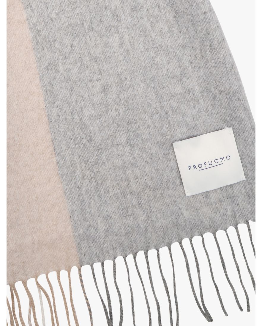 lamswol sjaal Profuomo grijs