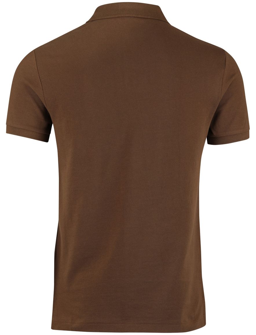 Polo Ralph Lauren polo bruin pique slim fit