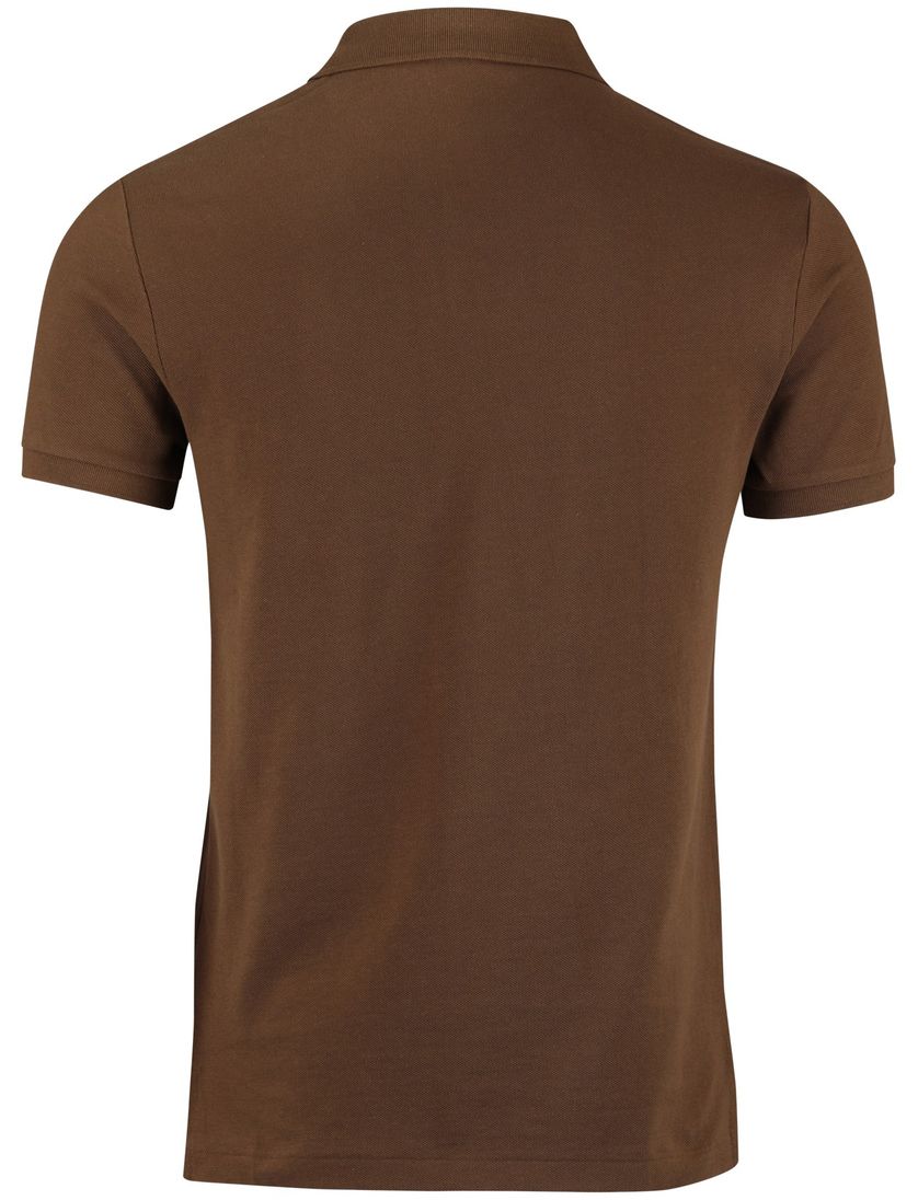 Slim fit Polo Ralph Lauren polo bruin pique