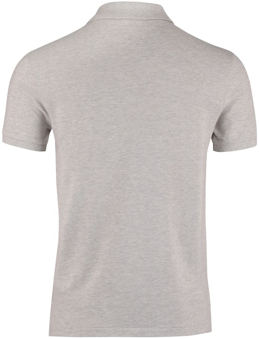 Slim fit Polo Ralph Lauren polo grijs pique