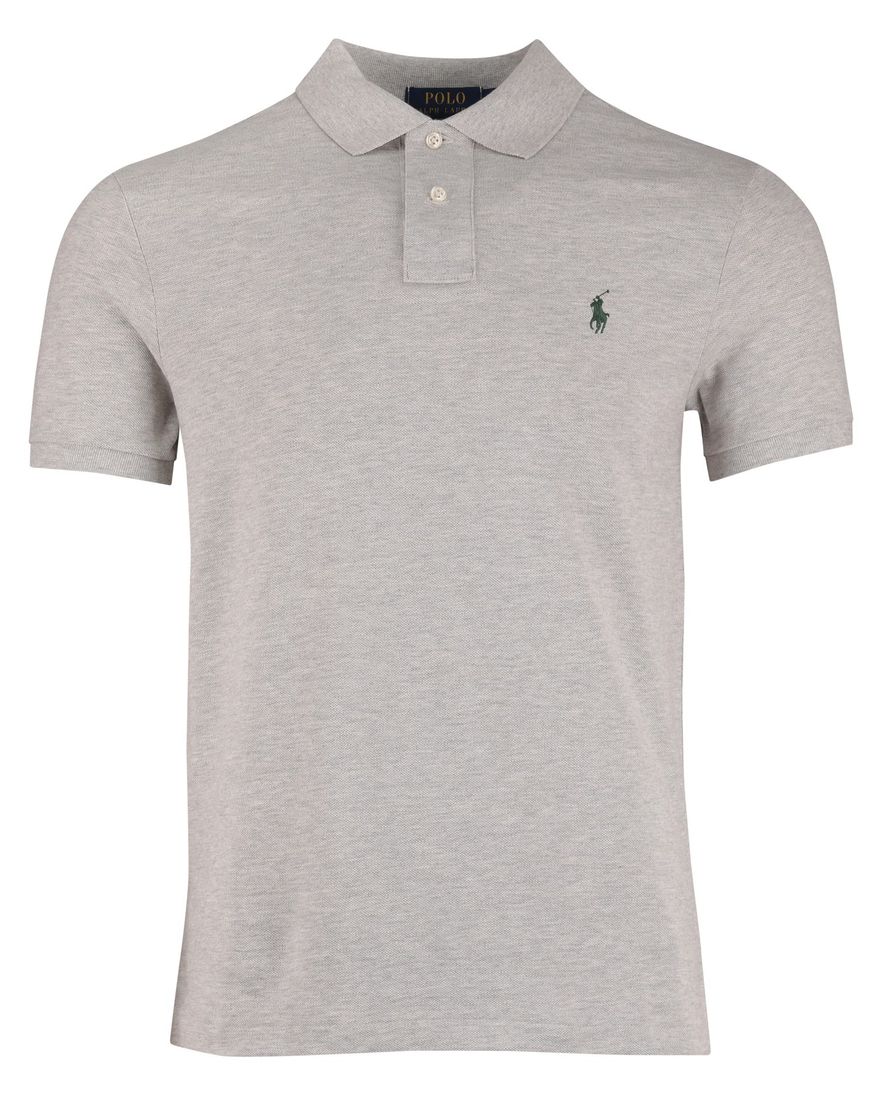 Polo Ralph Lauren polo grijs pique slim fit