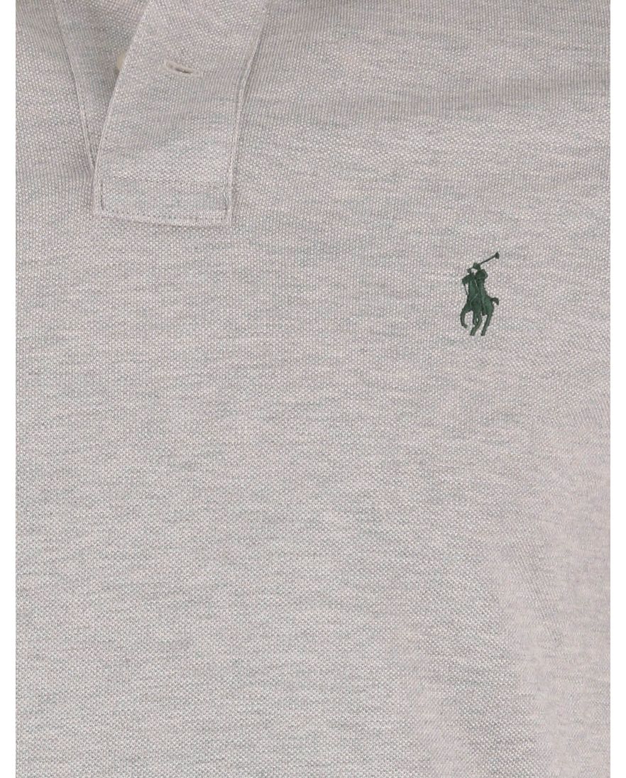 Polo Ralph Lauren polo grijs pique slim fit