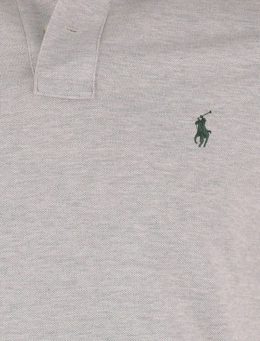 Slim fit Polo Ralph Lauren polo grijs pique