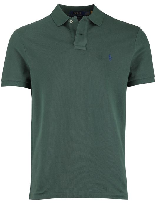 Polo Ralph Lauren custom slim fit polo groen pique