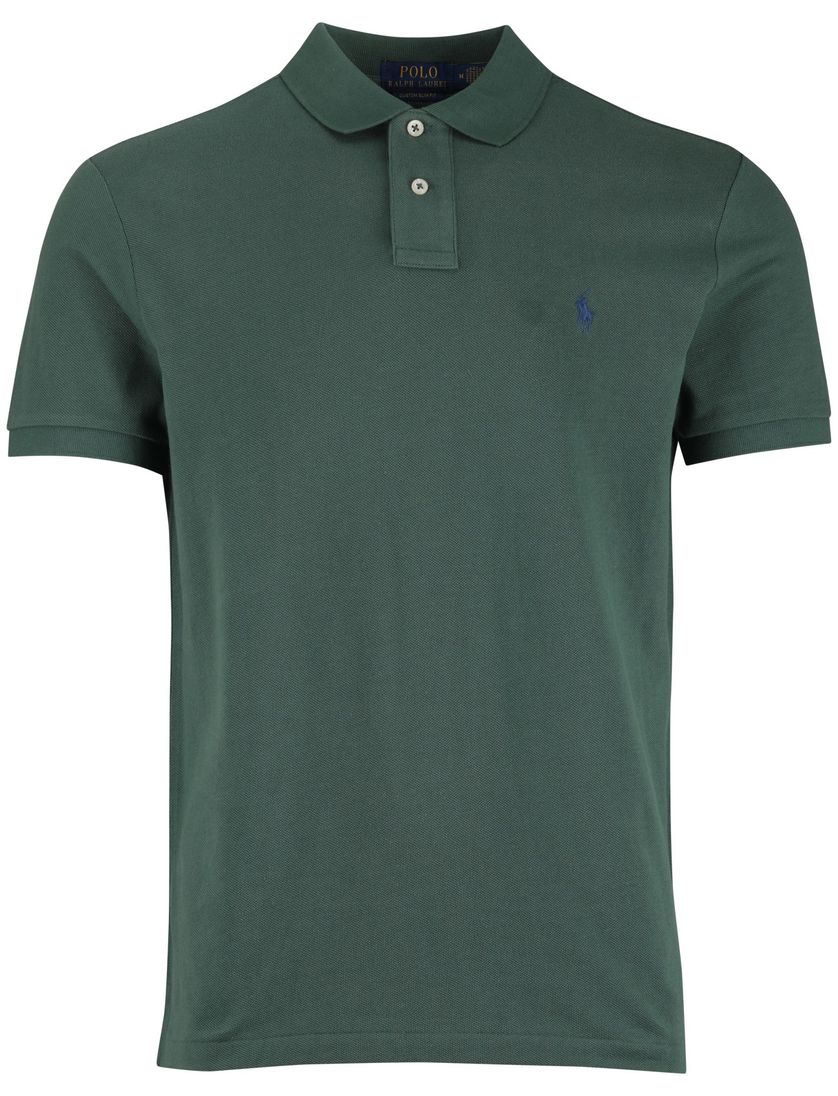 Custom slim fit Polo Ralph Lauren polo groen