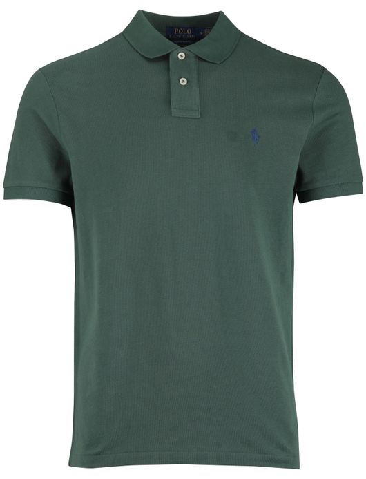 Polo Ralph Lauren custom slim fit polo groen pique
