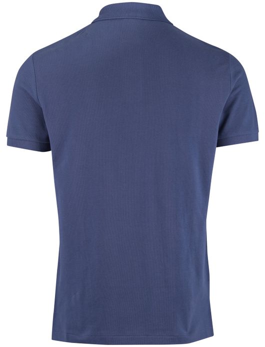 Polo Ralph Lauren custom slim fit polo blauw pique