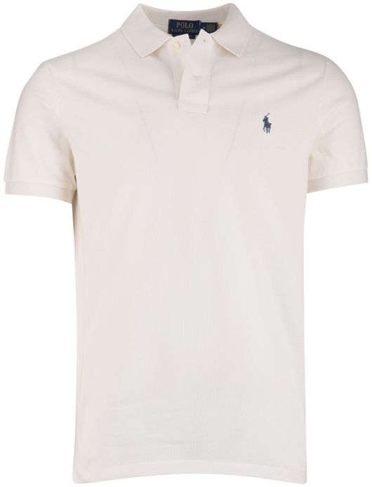 Polo Ralph Lauren custom slim fit polo creme pique