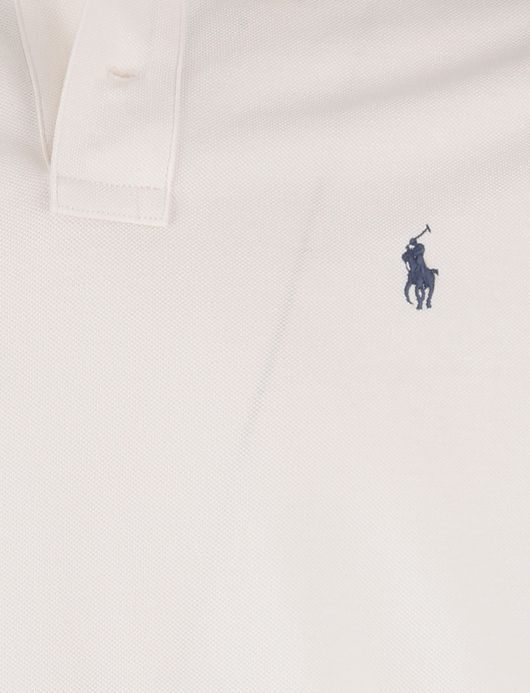Polo Ralph Lauren custom slim fit polo creme pique