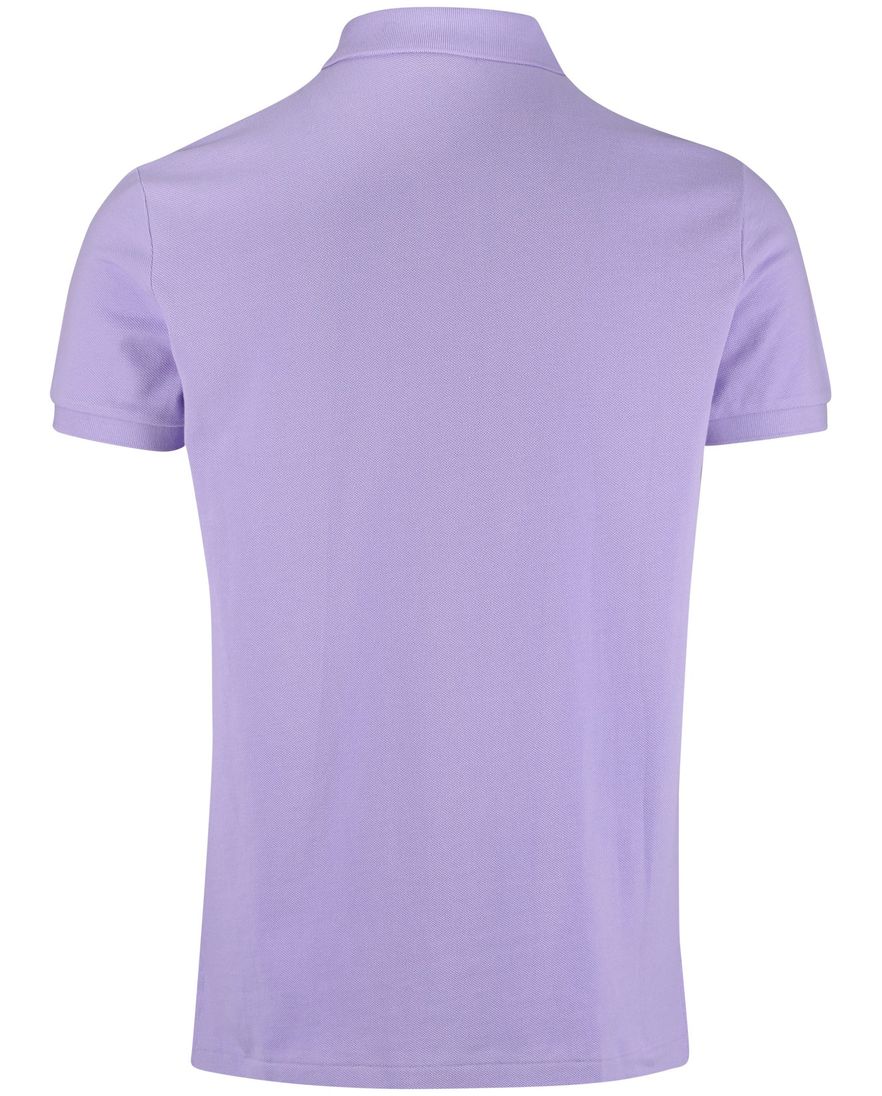 Polo Ralph Lauren custom slim fit polo paars katoen