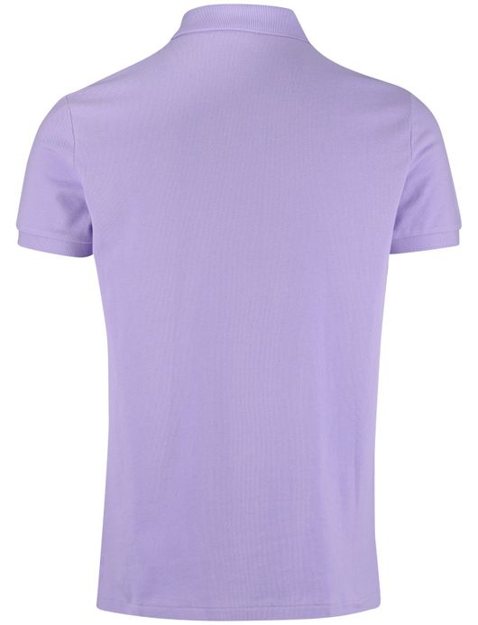 Polo Ralph Lauren custom slim fit polo paars pique