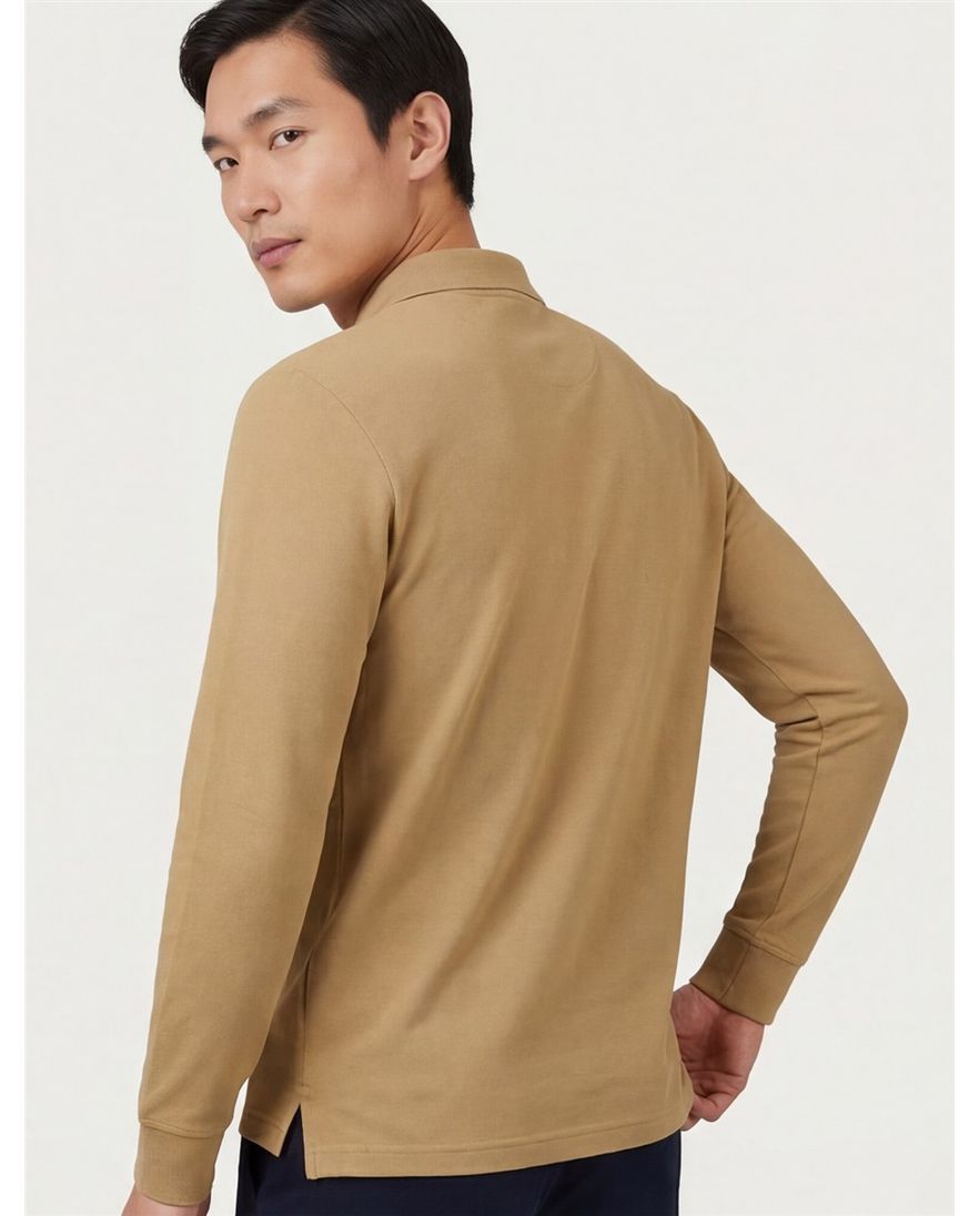 Polo ralph lauren polo camel katoen