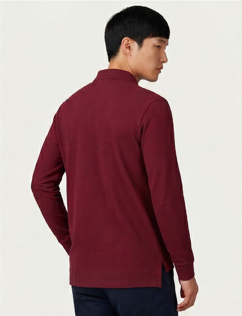 Polo ralph lauren polo rood katoen effen