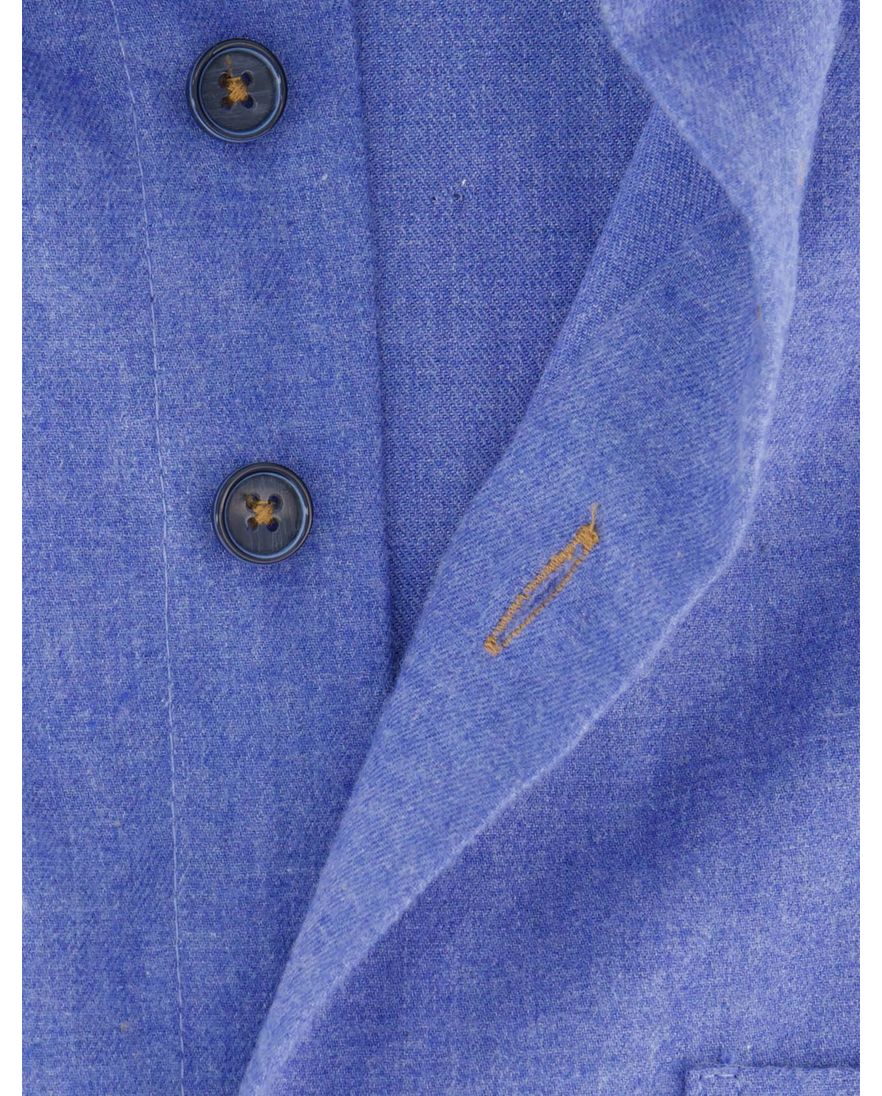 Portofino Regular Fit casual overhemd blauw