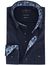 Effen overhemd Portofino donkerblauw katoen