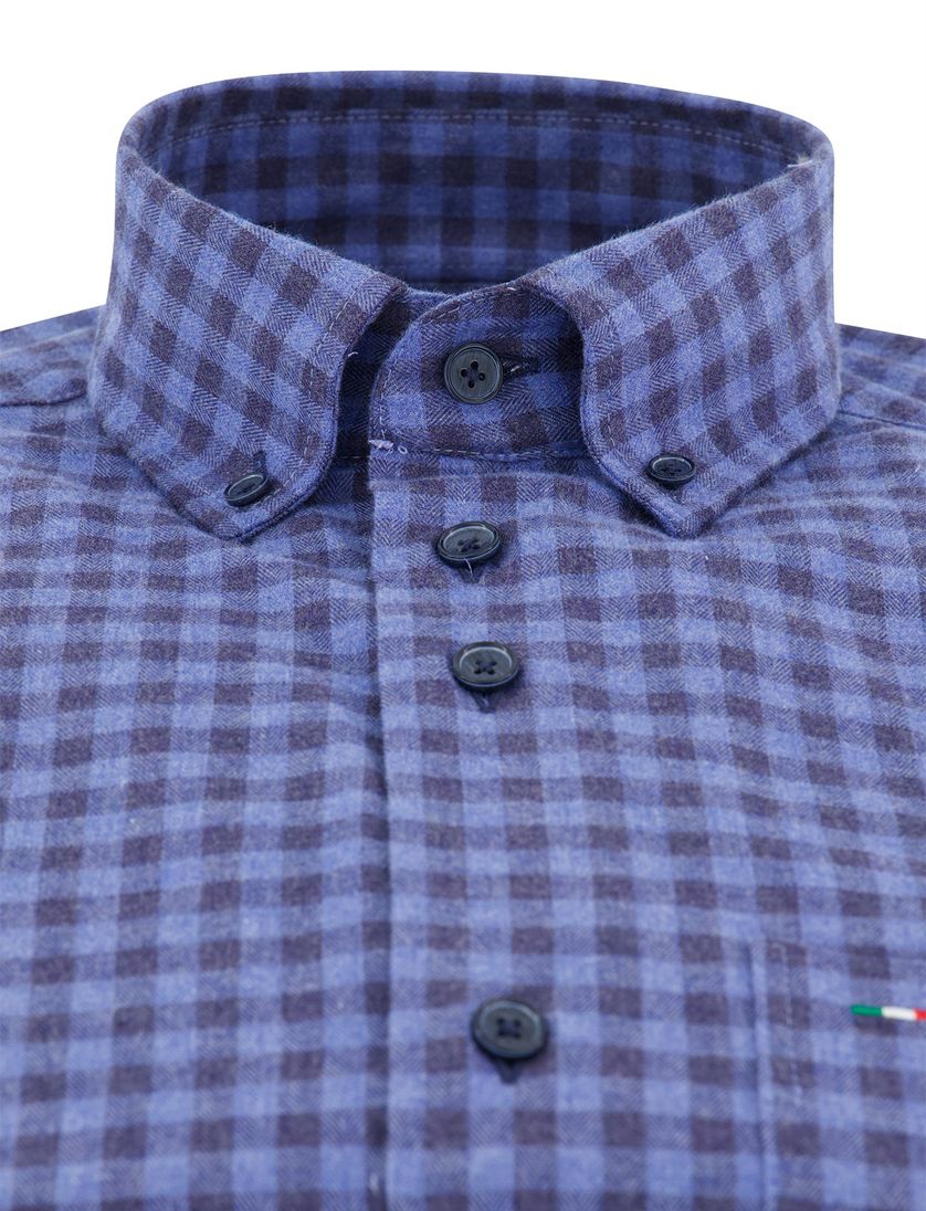 Casual overhemd Portofino regular fit blauw