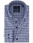 Portofino regular fit casual overhemd blauw geruit