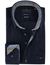 Corduroy Portofino overhemd regular fit donkerblauw