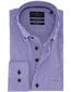 Portofino regular fit overhemd blauw gestreept