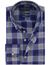 Normale fit geruit overhemd Portofino blauw