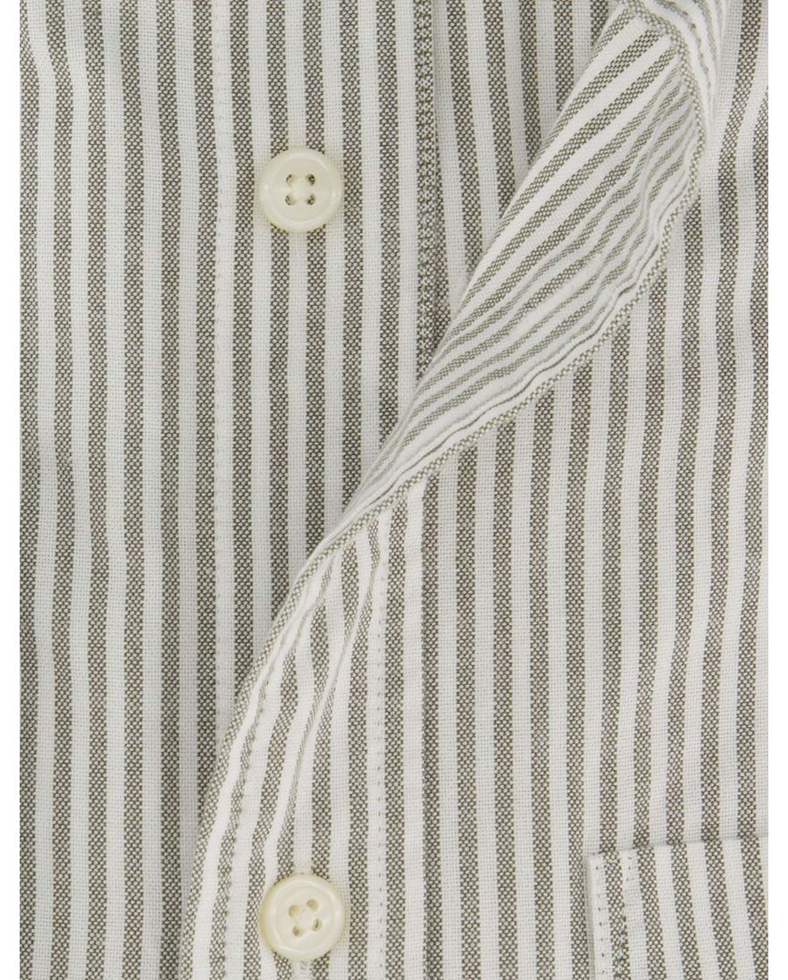 Gant Regular Fit casual overhemd groen gestreept