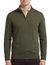 Gant Half Zip trui groen wol