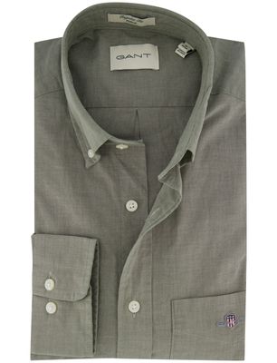 Gant Groen katoenen overhemd Gant regular fit