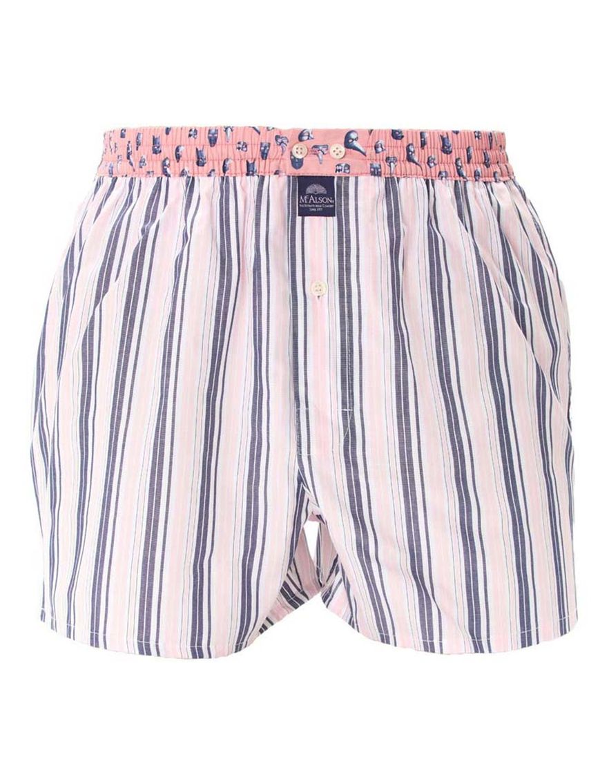 roze gestreept boxershort McAlson