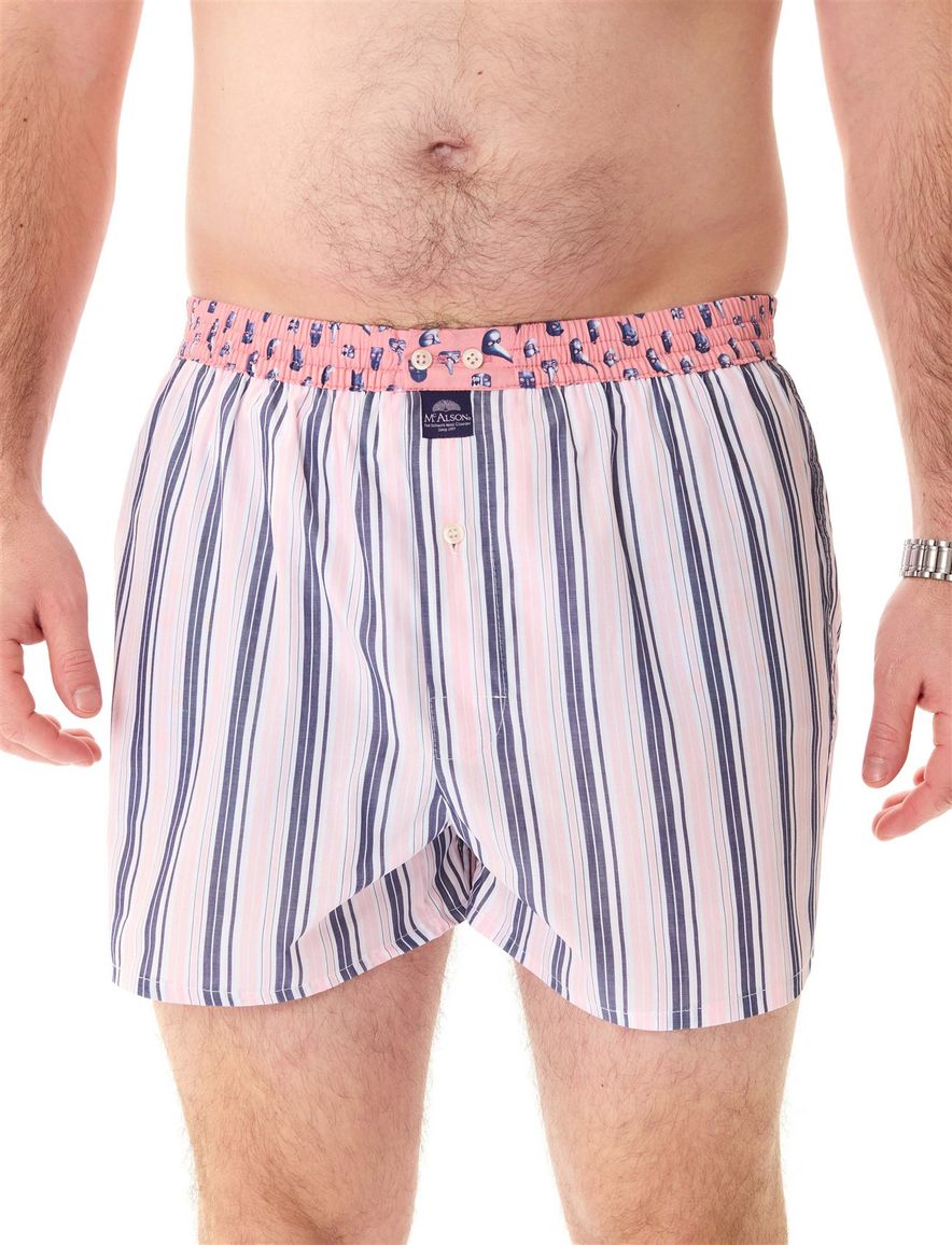 roze gestreept boxershort McAlson