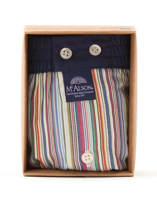 McAlson boxershort gestreept roze