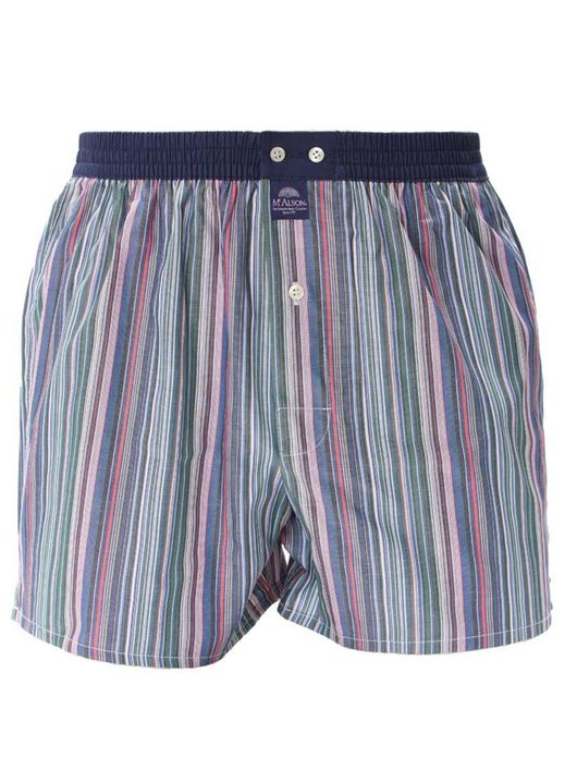 McAlson boxershort blauw gestreept