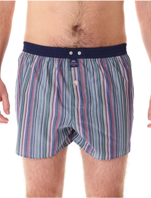 McAlson boxershort blauw gestreept