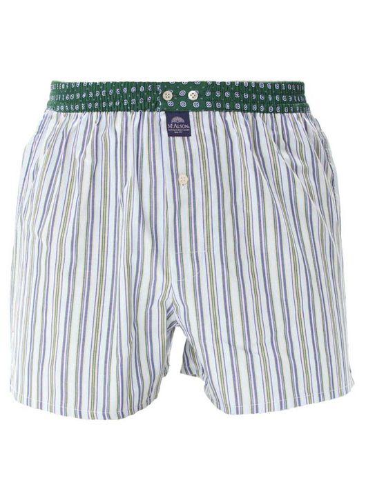 Mc Alson groen gestreepte boxershort