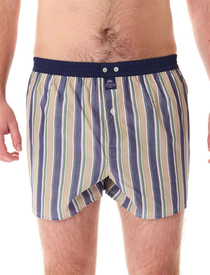 McAlson boxershort katoen donkerblauw katoen