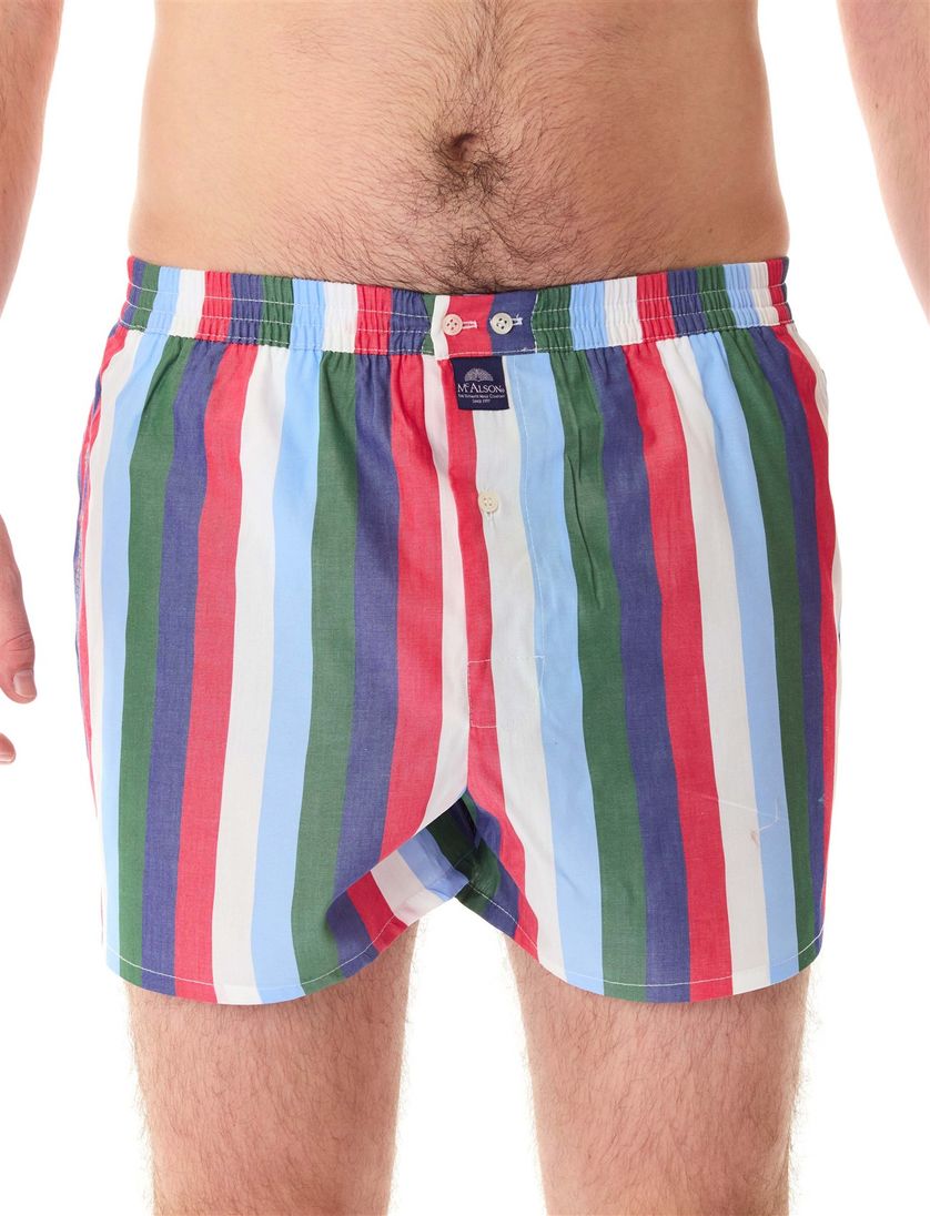 Mc Alson boxershort multicolor gestreept