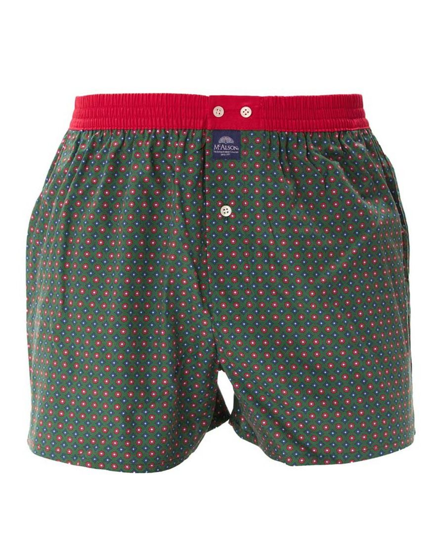 groen geprint McAlson boxershort