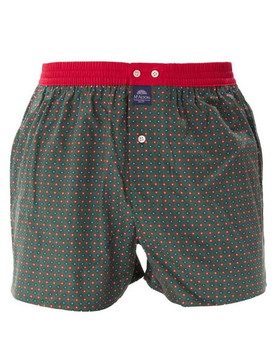 groen geprint McAlson boxershort