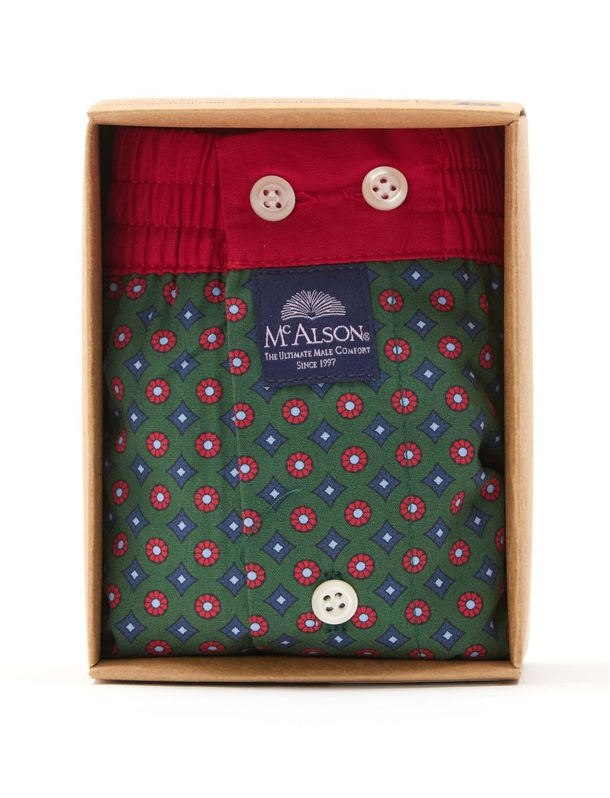 groen geprint McAlson boxershort