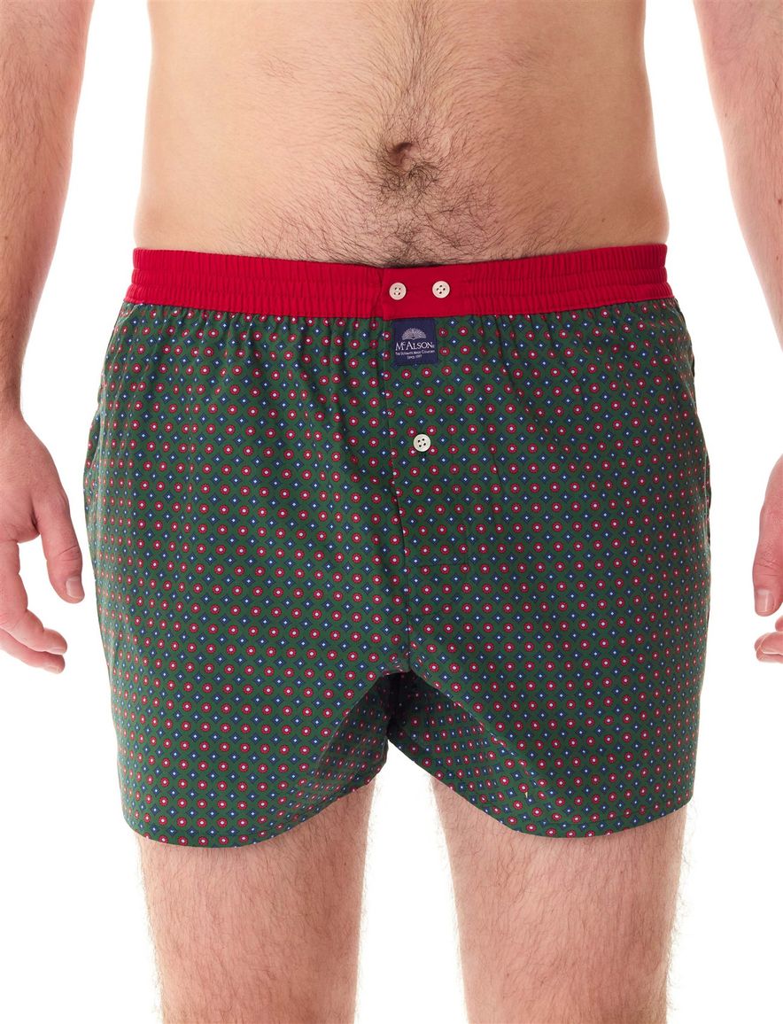 groen geprint McAlson boxershort