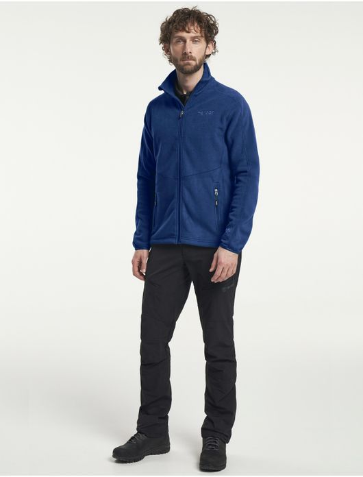 Tenson Vest Blauw Fleece zakken met rits