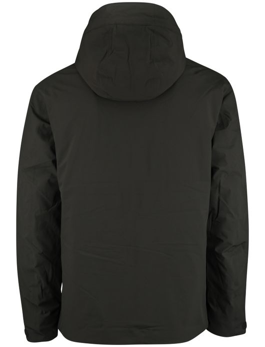 Tenson jas donkergroen normale fit afneembare capuchon