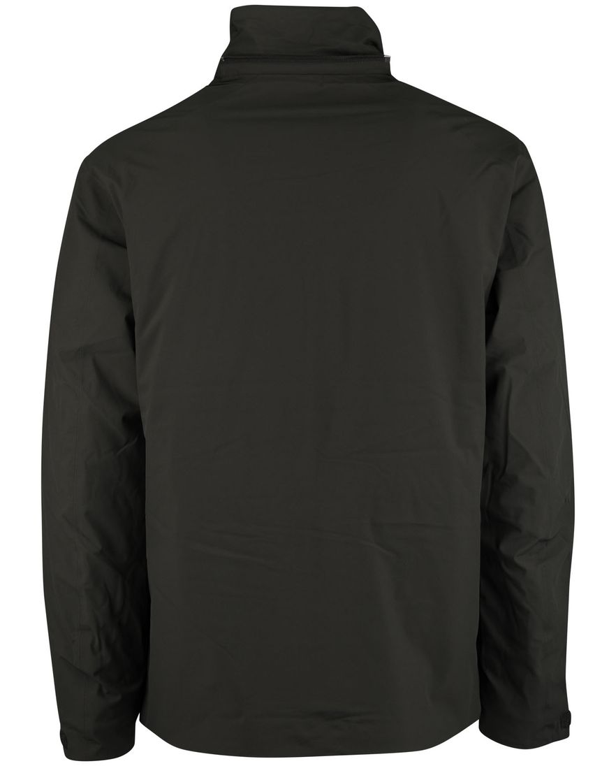 Tenson donkergroene jas effen normale fit capuchon