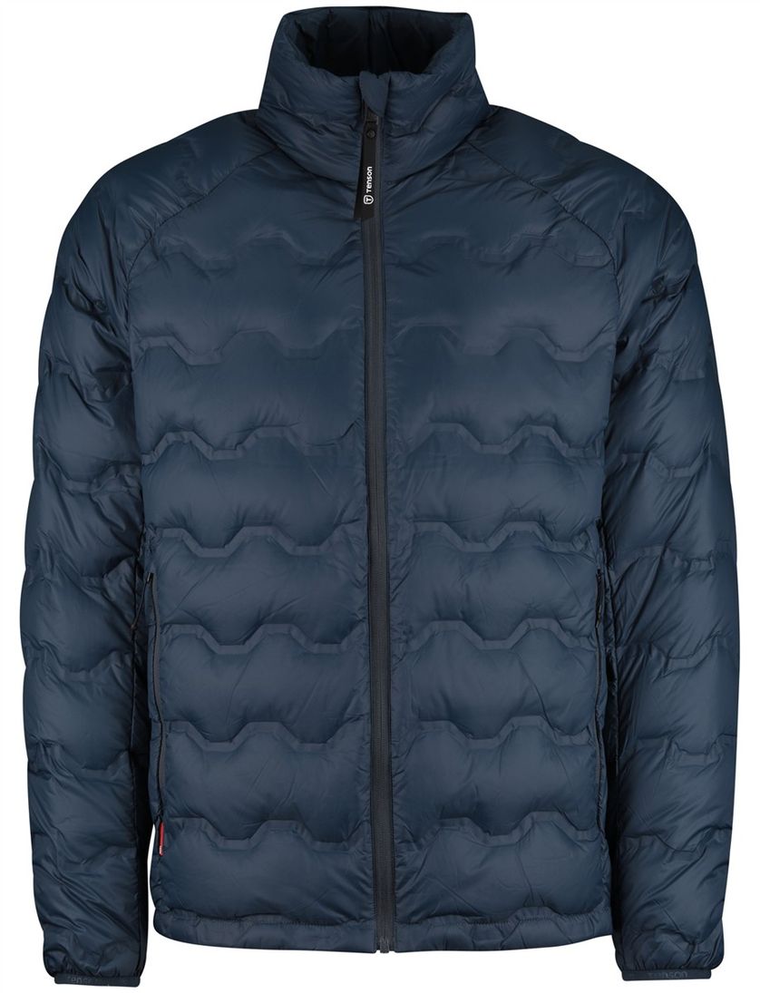 Tenson jas donkerblauw effen normale fit